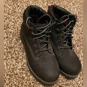Black Boy Size 6 Lace-Up Boots